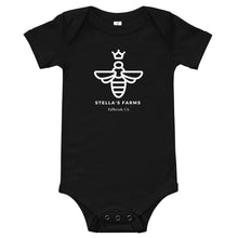 Load image into Gallery viewer, Bee Baby short sleeve one piece
